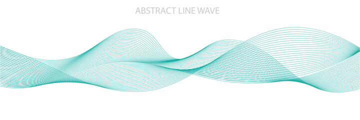 Abstract line wave background. Technology abstract lines on white background. Undulate Grey Wave Swirl, frequency sound wave, twisted curve lines with blend effect vector illustration in eps 10.