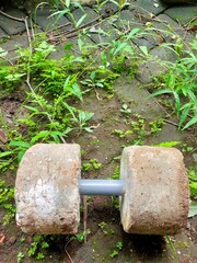 DIY Cement Dumbbell for Home Workouts