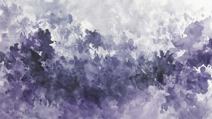 Obraz premium Serene abstract watercolor painting with dreamy textures indoors