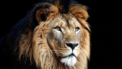 Fototapeta premium Close-up lion portrait