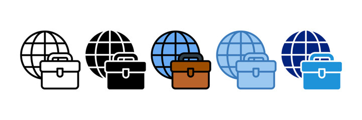 International Business Icon Element For Design