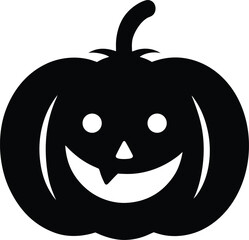 halloween pumpkin isolated on white