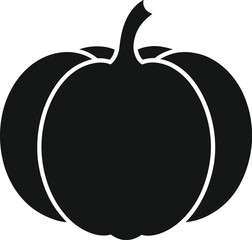 pumpkin isolated on black