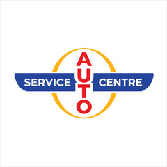 Auto Service Centre Logo &ndash; Car Repair, Garage Maintenance