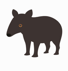 Pig Vector Isolated on White Background