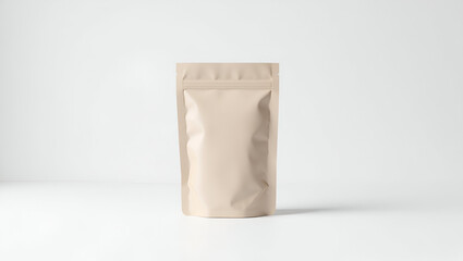 white paper bag isolated mockup for product placement 