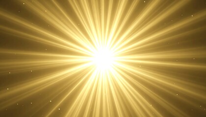 Radiant golden burst