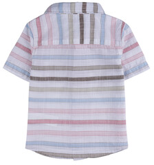 plaid shirt isolated on white