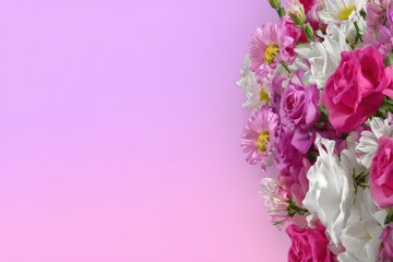 Fototapeta premium Flower bouquet mockup