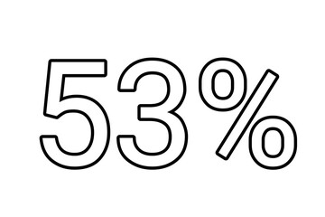 53% percent discount