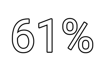 61% percent discount