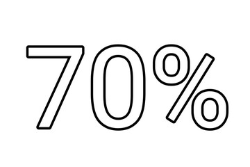 70% percent discount