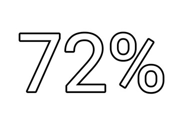72% percent discount