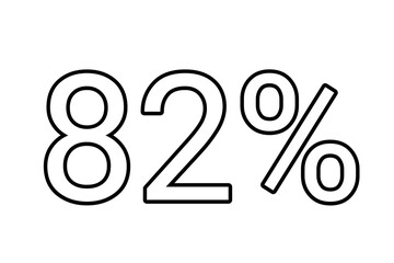 82% percent discount