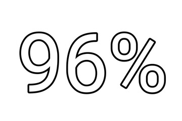 96% percent discount