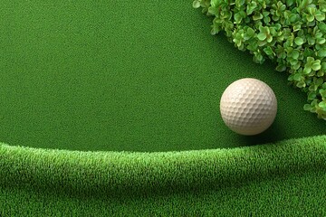 Golf ball mockup