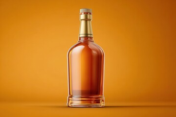 Whiskey bottle mockup