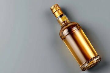 Whiskey bottle mockup