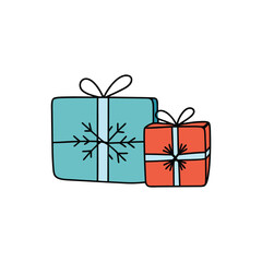 gift box with ribbon