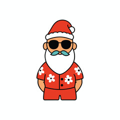 Santa Claus with bag