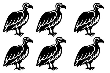 Vulture Sketch Line Art Collection