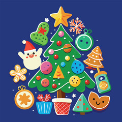 Colorful Cat Illustration with CMYK and Grayscale Elements on White Background