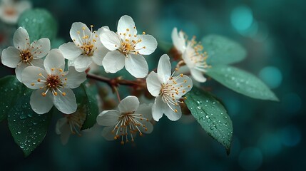 Delicate floral spring bloom