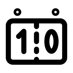 Line vector icon championship representing sport and physical activity. Perfect for fitness apps, workout dashboards, and active lifestyle designs. Scalable SVG format for easy customization.