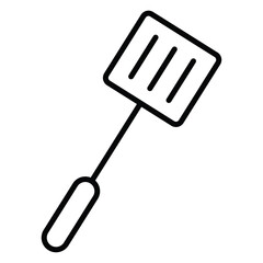 Cooking spatula icon simple flat icon vector symbol