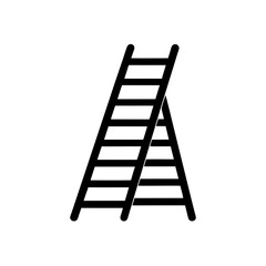 ladder icon on white background  .svg