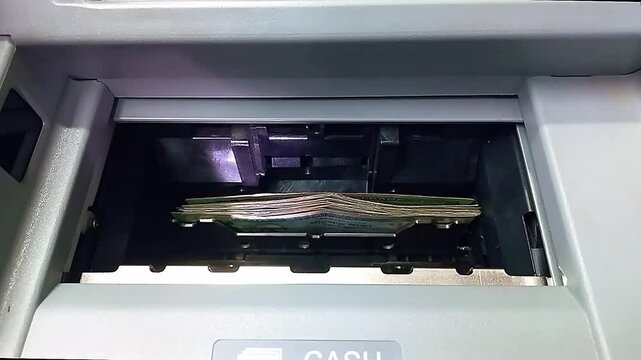 Withdraw Money from ATM machine. The money Bangladeshi Taka (BDT)