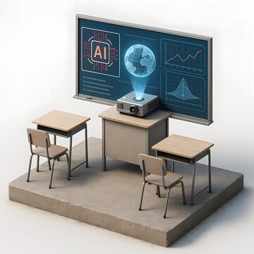 Koleksi Ilustrasi Edukatif 3D: Visualisasi Konsep Sains, Teknologi, dan Pendidikan