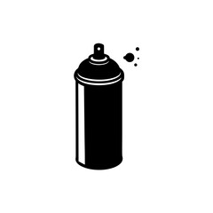 spray paint can icon on white background  .svg
