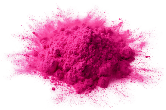 Pink Holi powder explosion. Festive, vibrant, colorful.