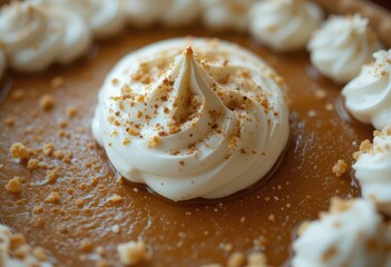 Sensory Delight A Pumpkin Pie Capture with a Rich Decadent Composition