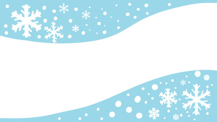 christmas background with snowflakes