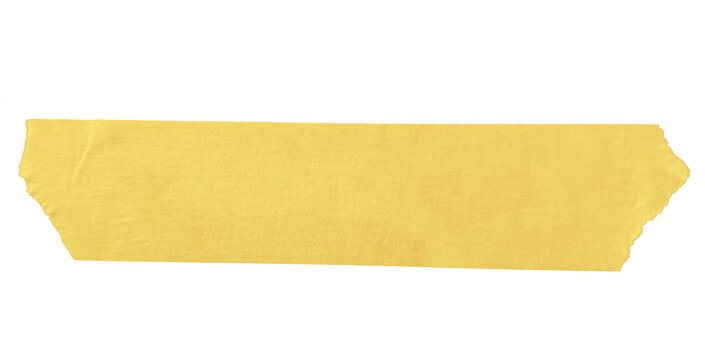 Yellow masking tap lower third title frame