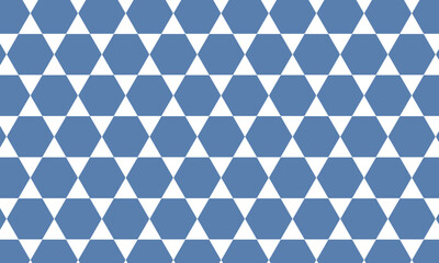  abstract blue colour geometric hexagon pattern, Vector Illustration. with white background.