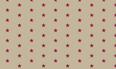 Seamless abstract marun colour geometric star floral pattern, Vector Illustration. with brown background