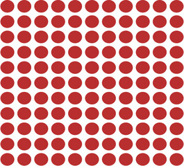 seamless pattern with red circles