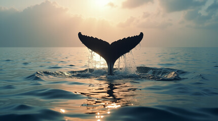 Fototapeta premium whale tail
