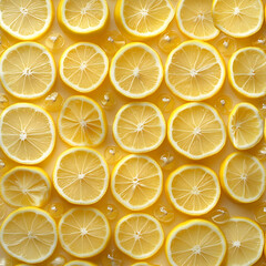 Obraz premium Lemon slice pattern