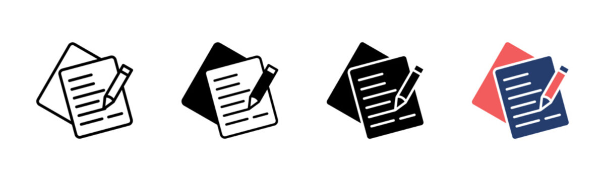 Internal Memo icon sheet multiple style collection