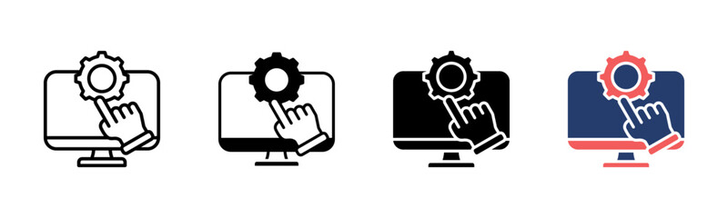 Desktop Tools icon sheet multiple style collection