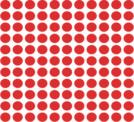 seamless pattern with red circles