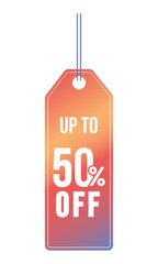 50% off Sale offer modern style stickers, labels for Discount, sale vector ,Special offer discount label with different sale percentage. 50% off with transparent background ,sale offer, Special Offer