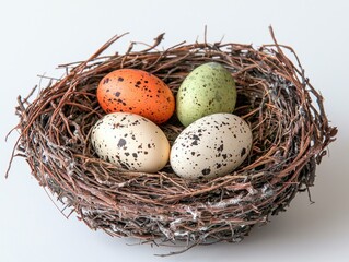 Obraz premium Nest with Three Eggs