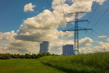 A decommissioned coal-fired power plant near Leipzig, Germany. Part of the energy transition (“Energiewende”) as the country shifts towards renewable energy to fight climate change. green energy