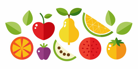 set of vegetables
