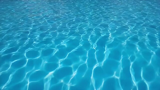 Ultra Wide Underwater Scene Crystal Clear Azure Waters